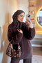 Niobe Angora Casual Sweater Light Brown