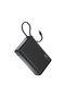 Titan-35W 20,000mAh Power Bank with Built-in USB-C Cable 35W PD Fast Charging Black