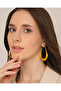18K Gold Plated Long Hoop Earrings - 2