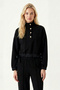 Mock Neck Parachute Paneled Modal Suit Lby0039 Black - 3