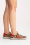 Brendon genuine leather women's sports shoes leopard-red - 3