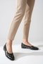 Women's Stoned Daily Ballerina Black Patent Leather - 2