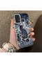 Samsung Galaxy A13 4g Compatible Silicone Edge Hard Back Anti-Fall Case Classic Pattern - 4