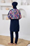 Helens Stretch Fabric Long Sleeve Hijab Swimsuit 1213 - 5