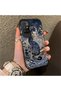Xiaomi Redmi 10 Compatible Silicone Edge Hard Back Anti-Fall Case Classic Pattern - 4