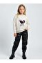 Girl's Rotating Sequin Heart Sweater