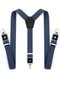 Navy Blue Children's Belt Trouser Strap with Adjustable Clip - 5
