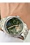 Silver-Green Color Steel Band Men's Wristwatch with Automatic Mechanism Frc2038Mr - 2