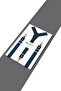 Navy Blue Children's Belt Trouser Strap with Adjustable Clip - 3