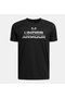 Boys' Ua Tech Split Wordmark Short Sleeve T-Shirt 1383010-004