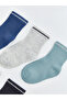 جوارب LCW Baby Blue الأساسية للأطفال الرضع مكونة من 5 قطع - 2