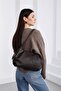 Casa Tie-Dye Detailed Shoulder Bag Brown - 8