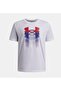 Boy's Ua Logo Blur Short Sleeve T-Shirt 6009280-100