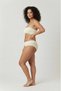 Ecru Bamboo High Waist Plus Size Women's Slip Panties - Stretchy, Soft, and Breathable Comfortable Underwear - 3
