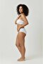 White Bamboo High Waist Plus Size Women's Slip Panties - Stretchy, Soft, and Breathable Comfortable Underwear - 2