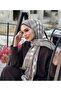 شال فاخر من الصوف حجاب للفصول الأربعة مزدوج الجوانب 70 × 180 سم