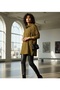 Women's Steel Knitted Zipper Detail Degaje Collar Oversize Top Quality Tunic - 5