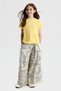 Girl's Ethnic T-Shirt 8-14 Years Old Yellow