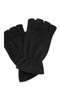 (1 Piece) Unisex Black Fingerless Fleece Gloves Cut-Out Half Finger Winter Thermal Fingerless Gloves - 3