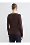 Esvab • Modern & Distinctive Zero Roba Collar Corded Fabric Women's T-Shirt - 5