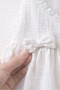 Double-Breasted Collar Baby Girl Dress - 4