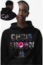 Unisex Chris Brown Albums Ense Printed Hooded Sweatshirt, Oversized Music Themed Hoodie