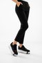 Women's White and Black 6 cm Thick Soled Sneaker Sports Shoes Daily Walking Lace-Up Sports Shoes - 2