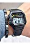 Black Color Square Model Steel Strap Waterproof Men's Wristwatch + Bracelet as a Gift - 3