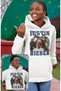 Unisex Illustrated Justin Bieber Printed Hooded Sweatshirt, Oversized Music Themed Hoodie