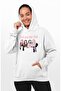 Unisex How You Like That Back Printed Hooded Sweatshirt, Oversized Blackpink Kpop Themed Hoodie - 2