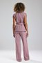 Women's Double Piece Look Vest with Belt Detail at the Waist - 6