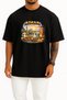 Oversized Adana Special Design Chest Printed Unisex T-Shirt