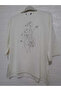 1st quality knitwear, shiny, three-quarter sleeve, relaxed fit, cotton sweater - 4
