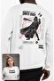 Unisex Oversized Vader Star Wars Back Printed Crew Neck Hoodless Sweatshirt