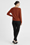 Tile V-Neck Knitwear Women's Sweater - 2