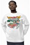 Unisex Oversized Chris Brown Breezy Printed Crew Neck Hoodless Sweatshirt - 3