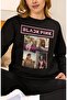 Unisex Oversized Blackpink Members Kpop Music Printed Crew Neck Hoodless Sweatshirt
