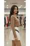 Premium Quality Za.Ra Model Mini Shorts Skirt with Pleated Belt and Six Shorts Underneath - 4