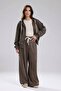 Women's Washable Laser Burnt Hooded Design Sweatshirt - 5