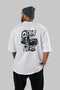 Gym, Sports, Fitness 15 Back Printed White Oversize T-Shirt Men's Women's Cotton Crew Neck T-Shirt - 4