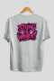 Gym, Sports, Fitness 2 Back Printed White Oversize T-Shirt Men's Women's Cotton Crew Neck T-Shirt - 2