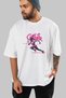 Gym, Sports, Fitness 48 Pre-Printed White Oversized T-Shirt Men's Women's Cotton Crew Neck T-Shirt - 7