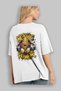 Gym, Sports, Fitness 88 Back Printed White Oversize T-Shirt Men's Women's Cotton Crew Neck T-Shirt - 3
