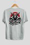Gym, Sports, Fitness 61 Back Printed White Oversize T-Shirt Men's Women's Cotton Crew Neck T-Shirt - 2