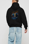 Gym, Sports, Fitness 23 Black Hoodie with Back Print Oversize Hooded Sweatshirt Men Women - 3