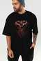 Gym, Sports, Fitness 27 Pre-Printed Black Oversize T-Shirt Men's Women's Cotton Crew Neck T-Shirt - 7