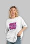Gym, Sports, Fitness 2 Front Printed White Oversized T-Shirt Men's Women's Cotton Crew Neck T-Shirt - 4