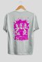 Gym, Sports, Fitness 34 Back Printed White Oversize T-Shirt Men's Women's Cotton Crew Neck T-Shirt - 2