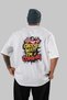 Gym, Sports, Fitness 60 Back Printed White Oversize T-Shirt Men's Women's Cotton Crew Neck T-Shirt