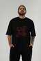 Gym, Sports, Fitness 82 Pre-Printed Black Oversize T-Shirt Men's Women's Cotton Crew Neck T-Shirt - 6